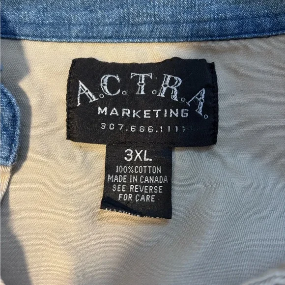 ACTRA Men’s Team Roping Association National Finals Contestant Shirt Sz 3XL - Picture 4 of 5